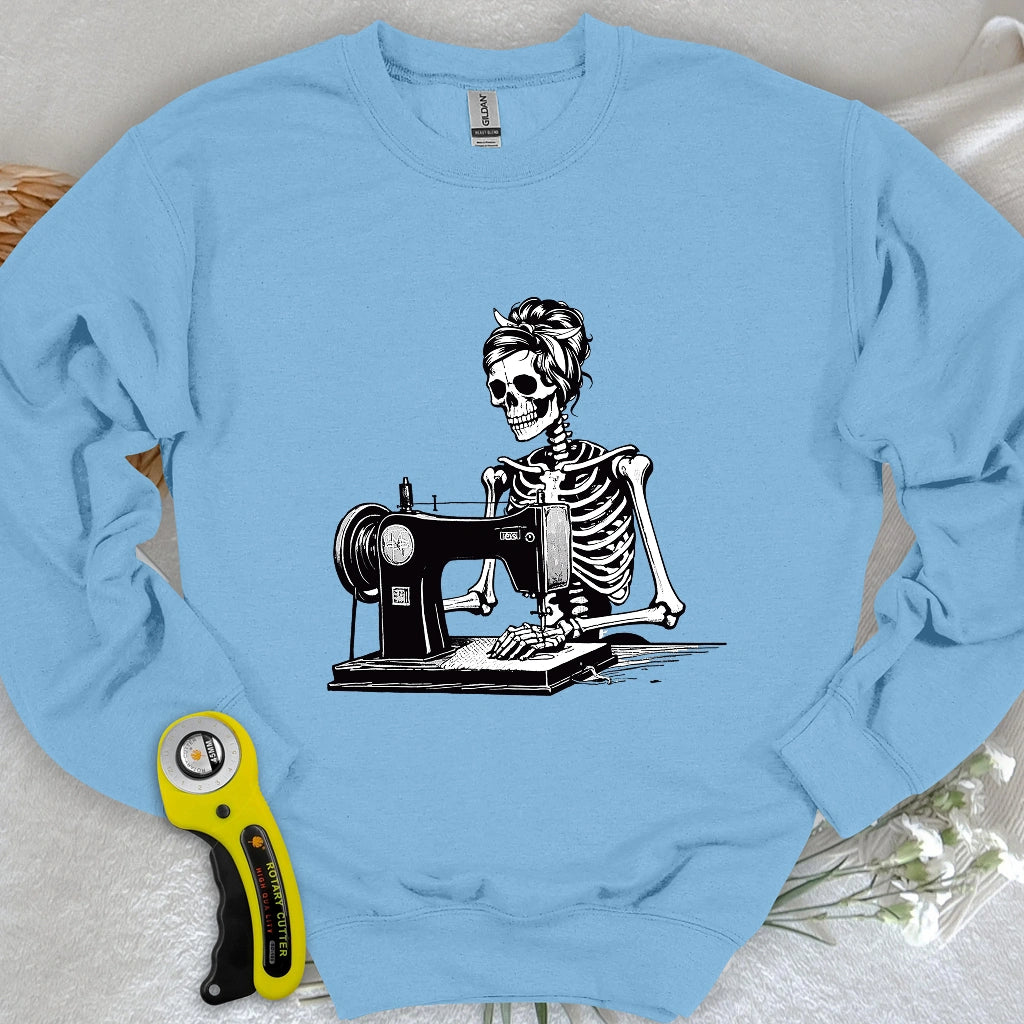 Quilting Skeleton Sweatshirt