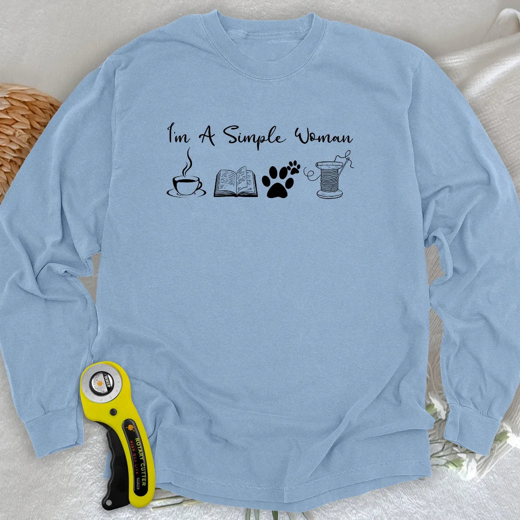 T-shirt à manches longues pour femme – Motif matelassage
