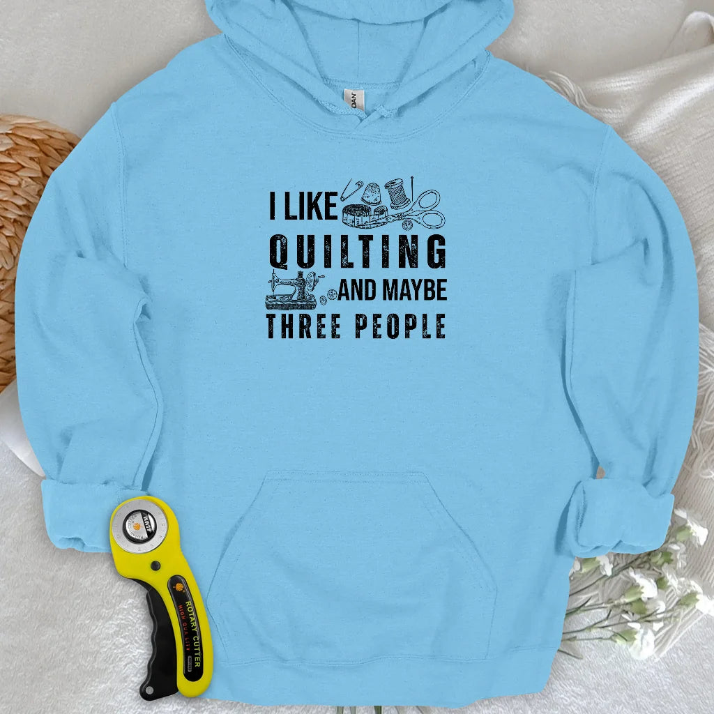 Quilting & 3-Personen Hoodie