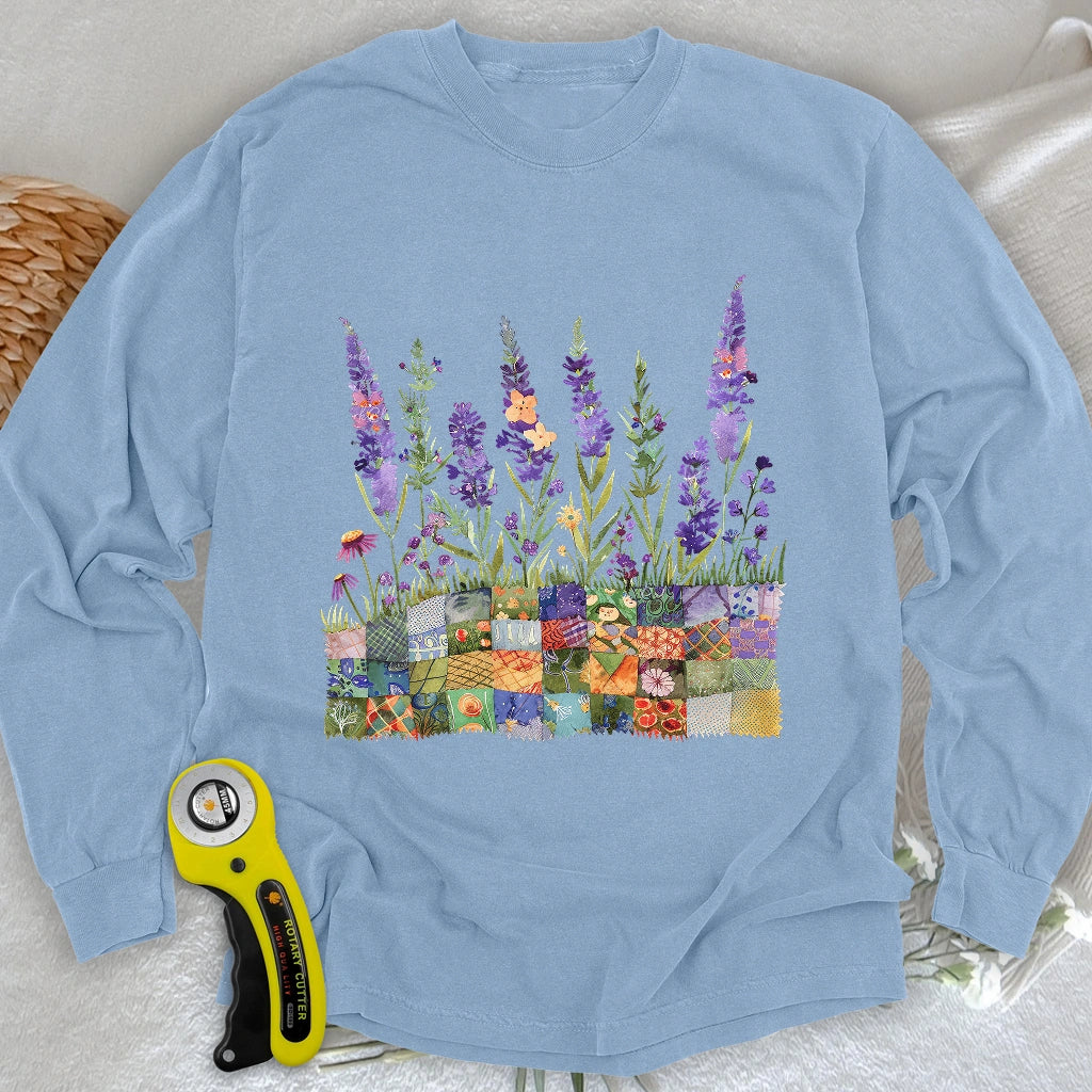 Quilting field Long Sleeve T-shirt