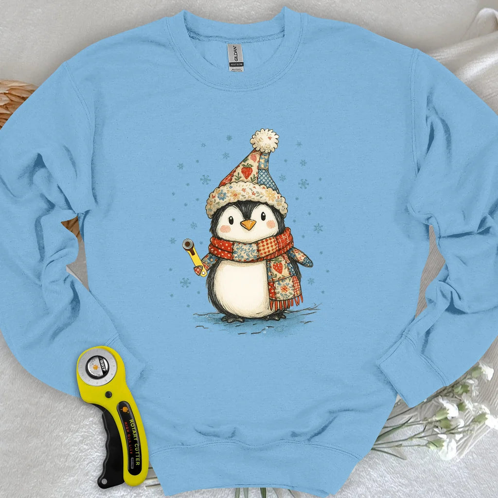 Quilty Little Penguin Sweatshirt