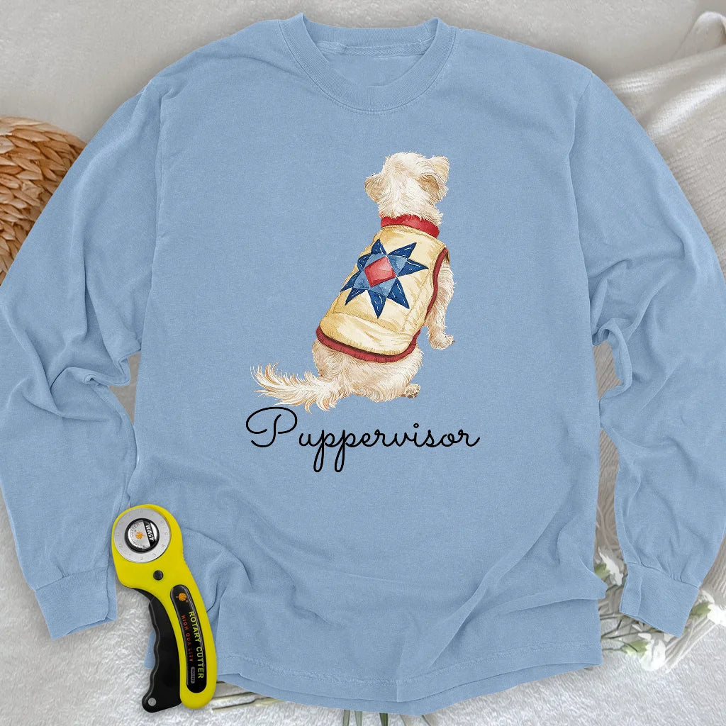 T-shirt manches longues Quilty Pup Star