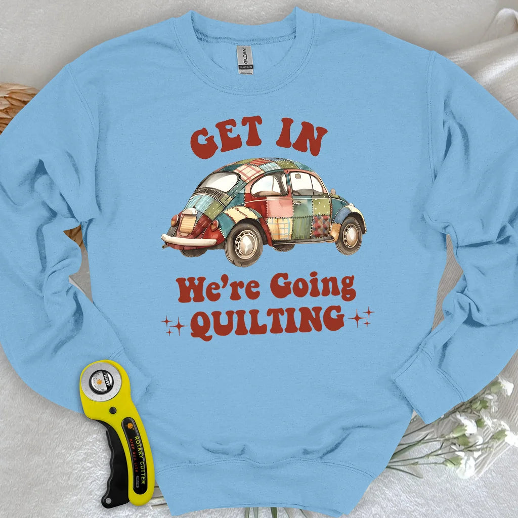 Quilty Road Trip Bug Sweatshirt