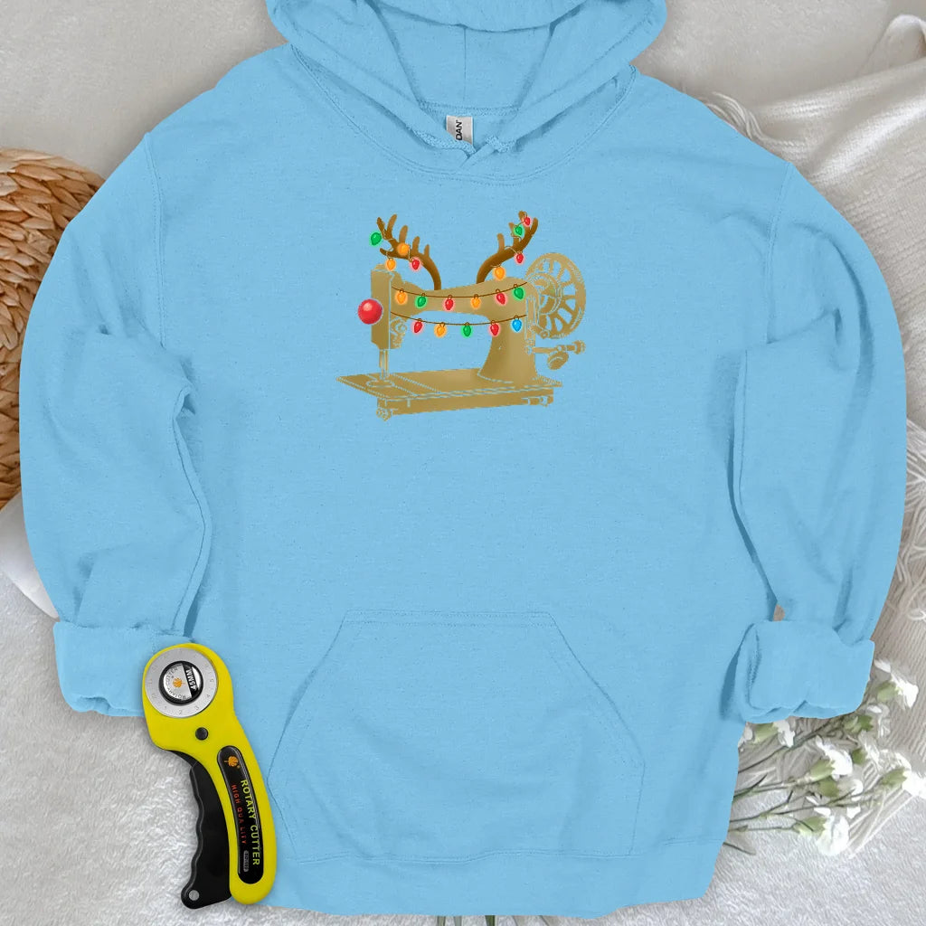 Rentier-Maschen-Kapuzenpulli
