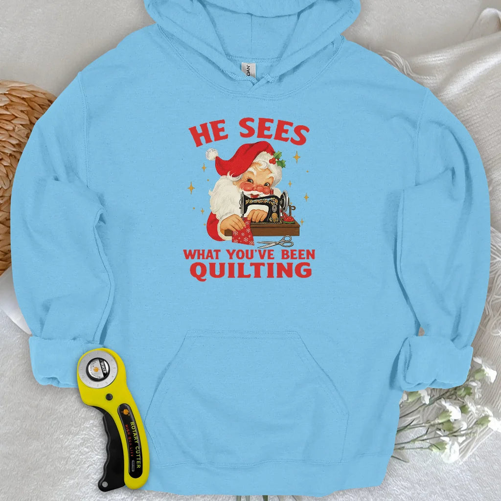 Santa Sees Hoodie