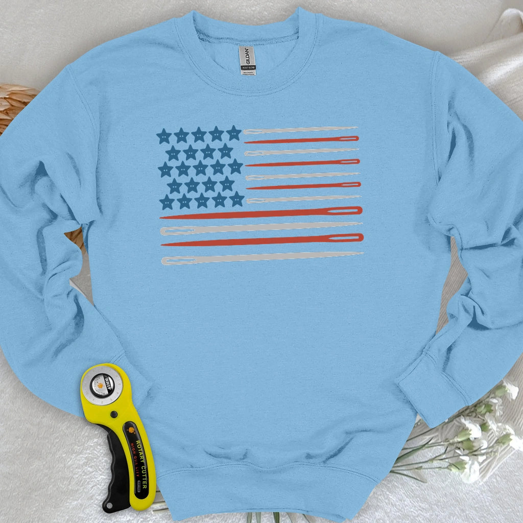 Sewing Flag Sweatshirt