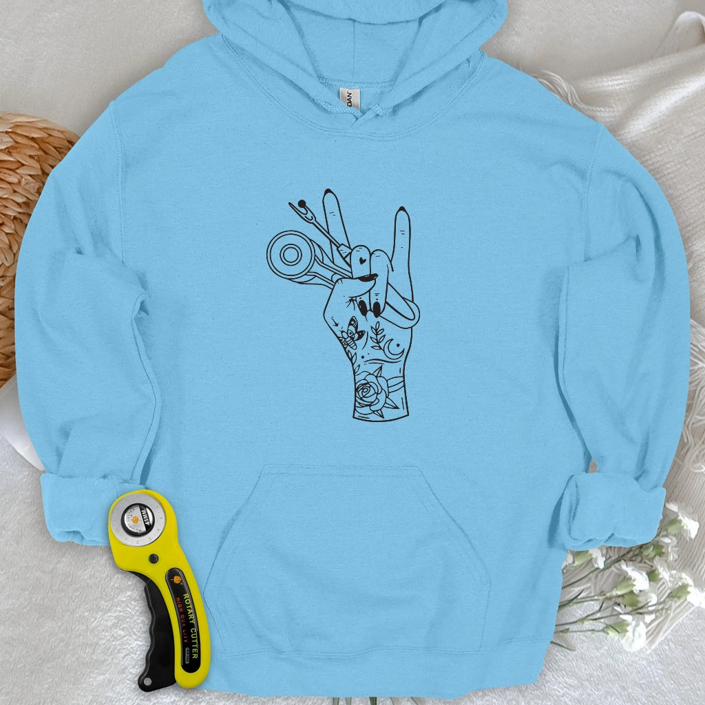 Sewing Rock Hoodie