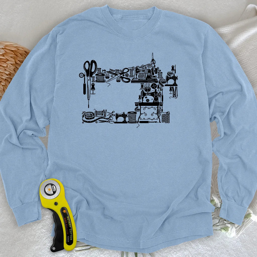 Sewing Tools Long Sleeve T-shirt
