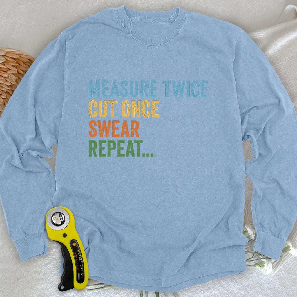 Nähprobleme Langarm-T-Shirt