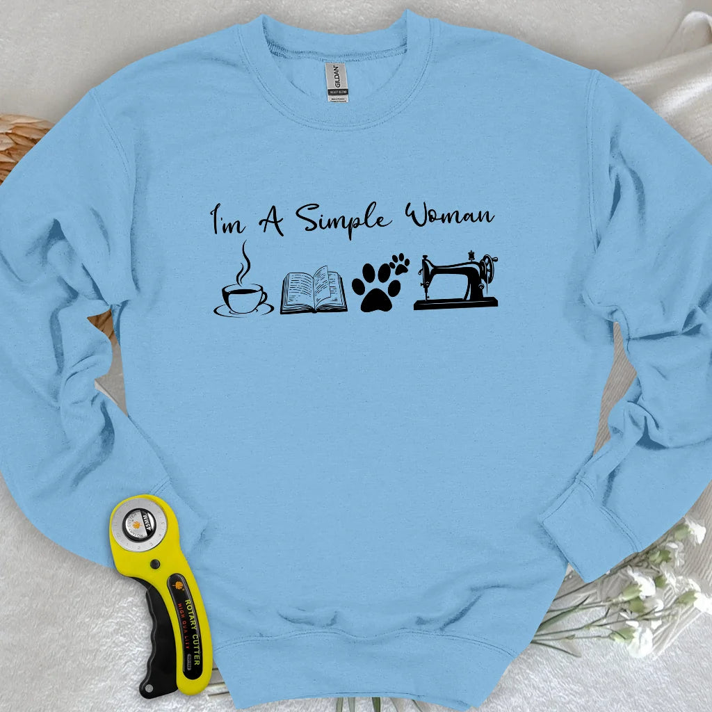 Sewing Woman Sweatshirt