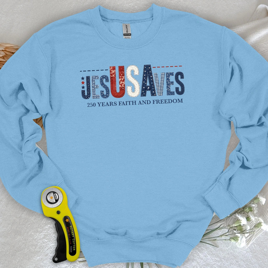 Stitching Faith Since 1776 Sweatshirt