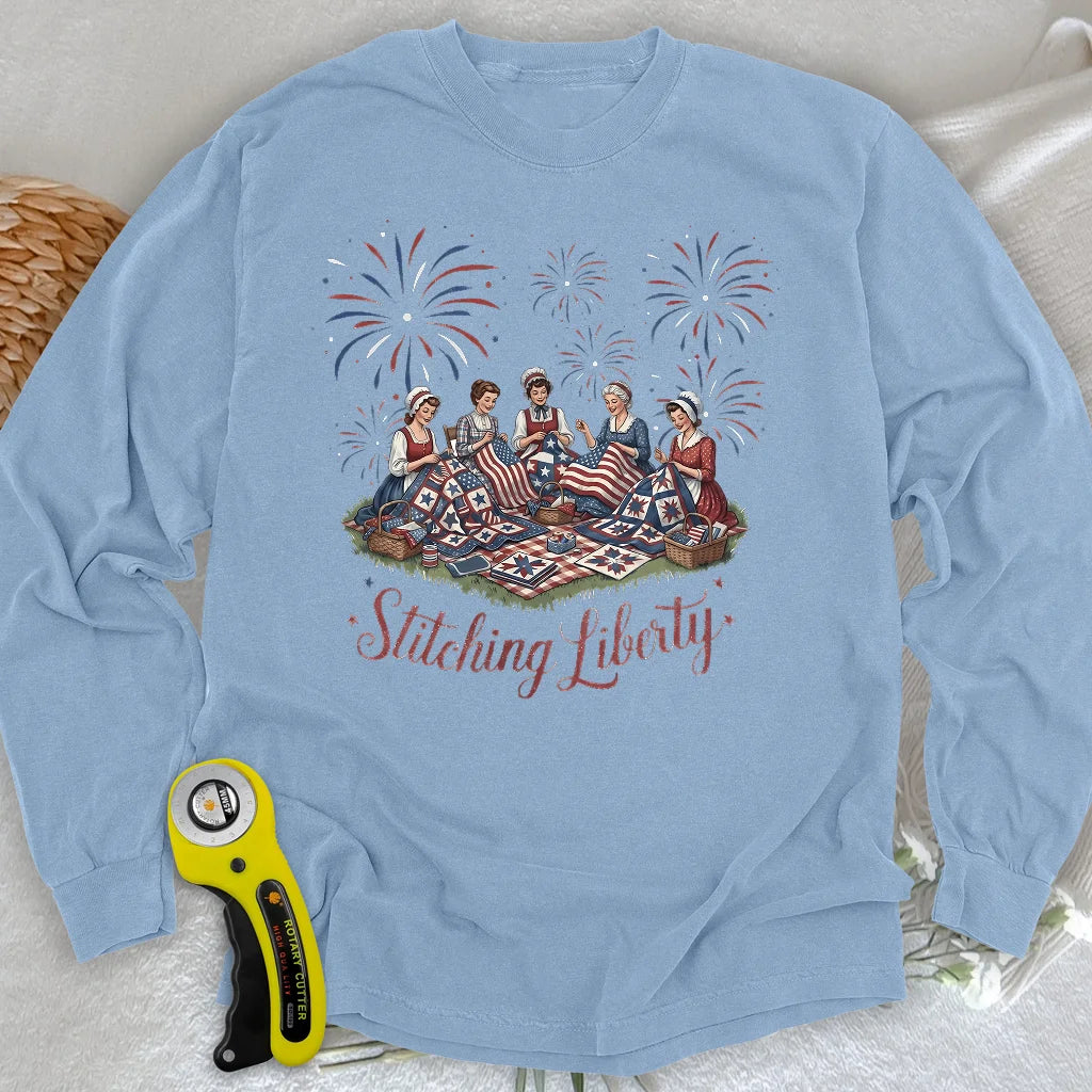 Stitching Liberty Long Sleeve T-shirt