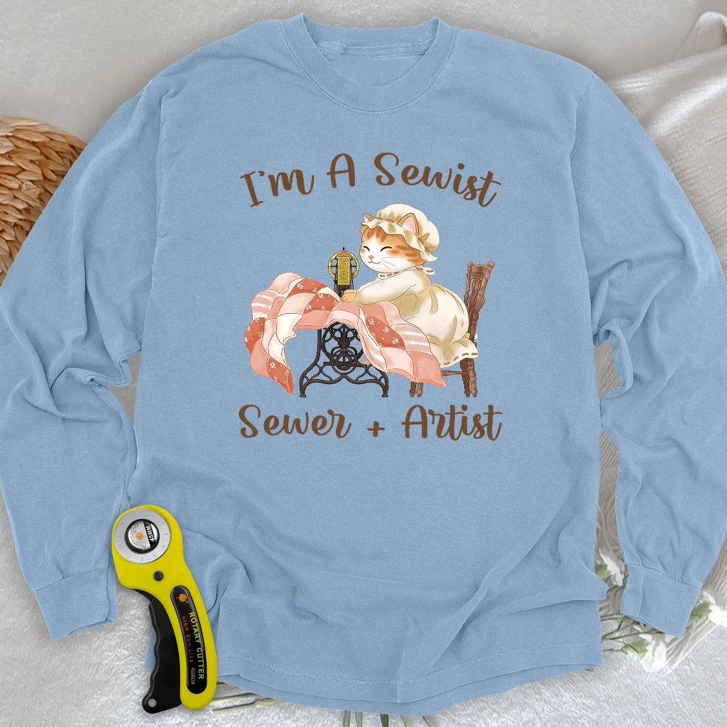 Stitching Serenity Long Sleeve T-shirt