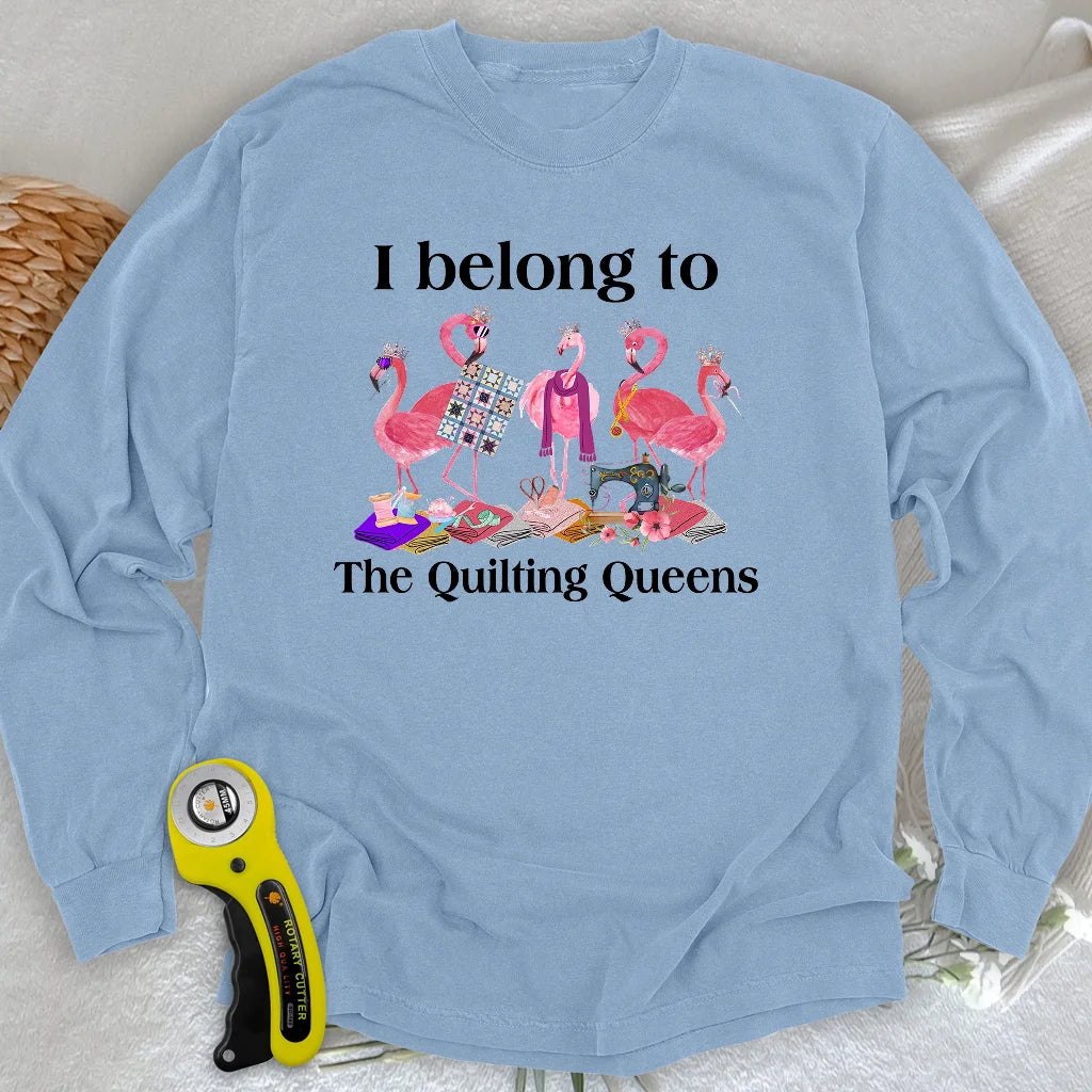Das Quilting Queens Langarm-T-Shirt