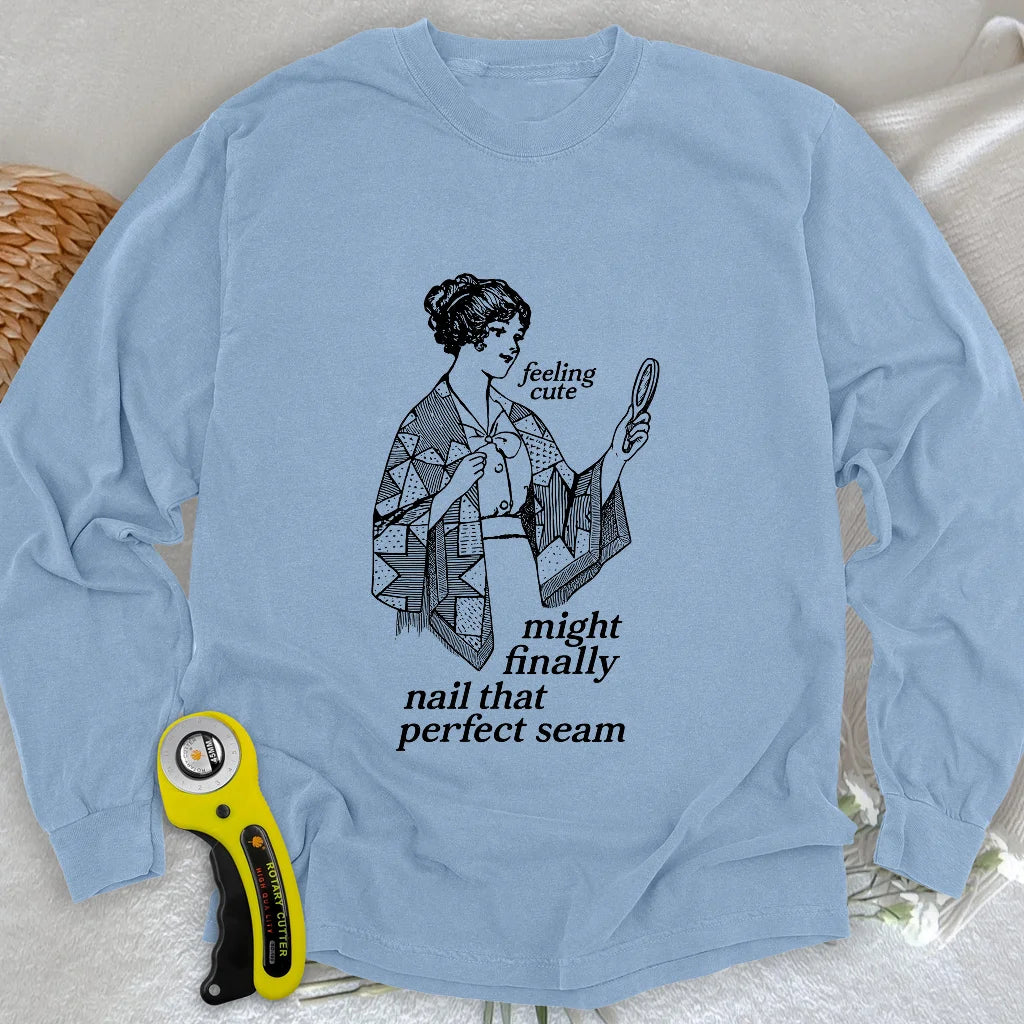 The Seamstress’s Mirror Long Sleeve T-shirt