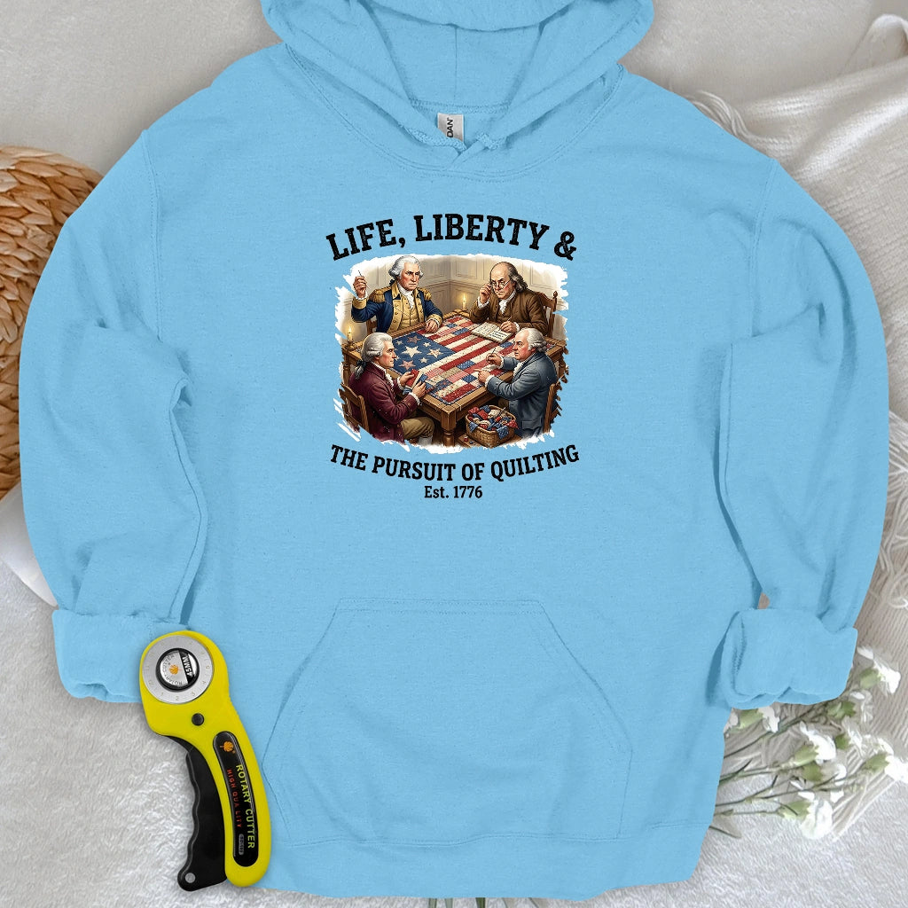 United We Quilt 1776 Hoodie