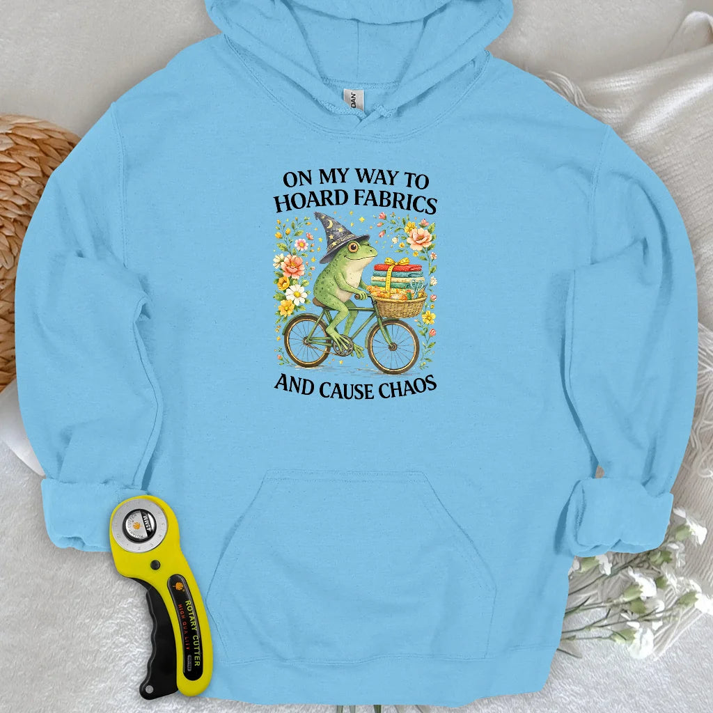 Way To Hoard Fabric Hoodie
