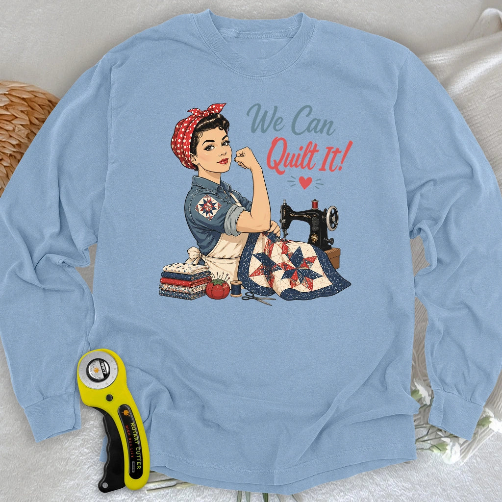 We Can Quilt It Long Sleeve T-shirt