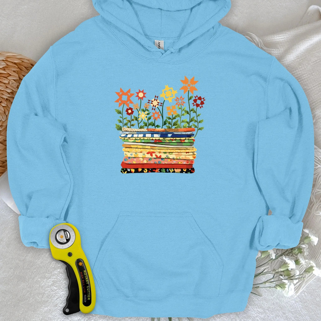 Where Quilts Bloom Hoodie
