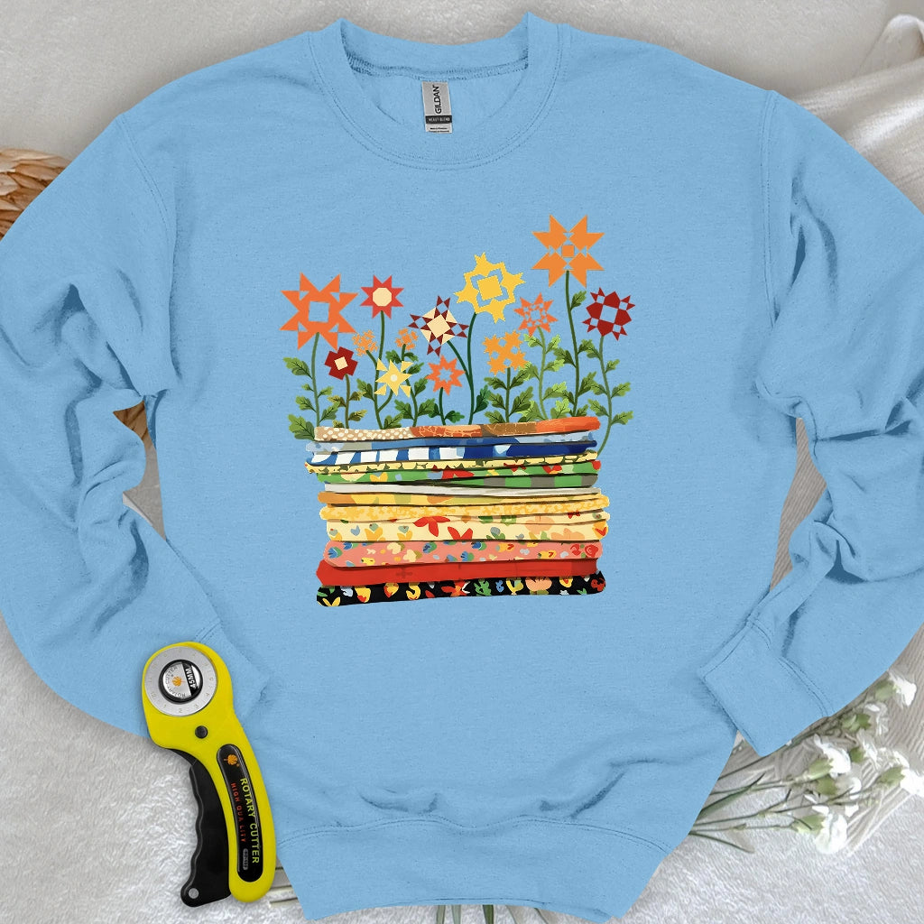 Le Sweatshirt Où les Couettes Fleurissent