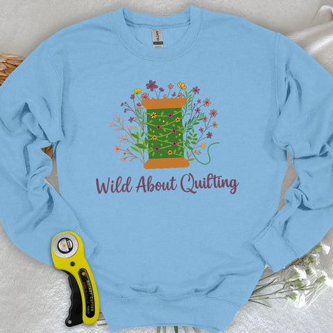 Sweatshirt Wild About Quilting