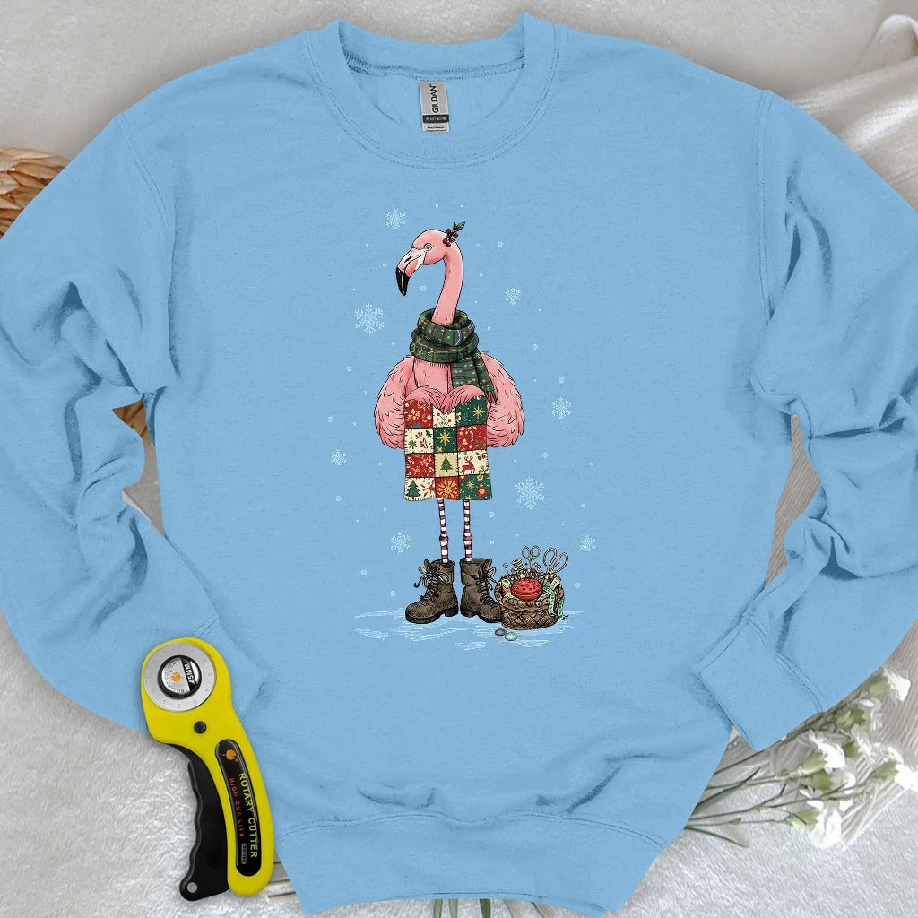 Winter Flamingo Sweatshirt