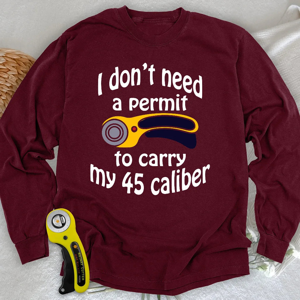 45 Caliber Long Sleeve T-shirt