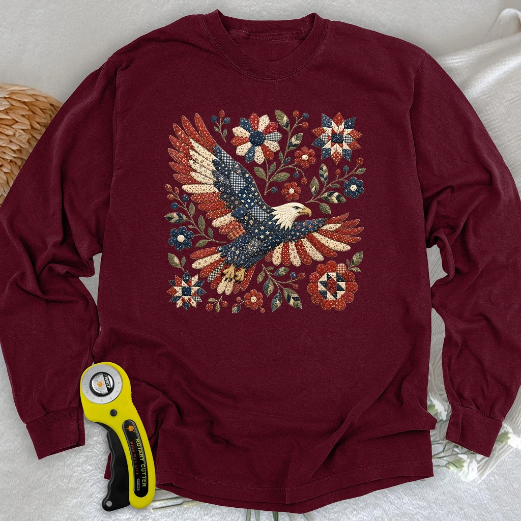 American Eagle Appliqué Long Sleeve T-shirt