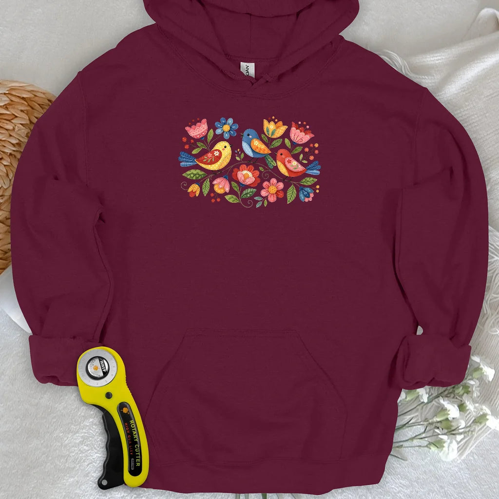 Appliqué Garden Hoodie