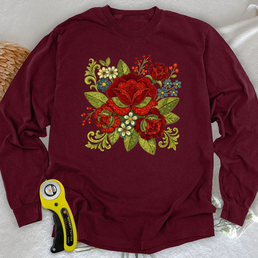 Appliqué Nerd Long Sleeve T-shirt