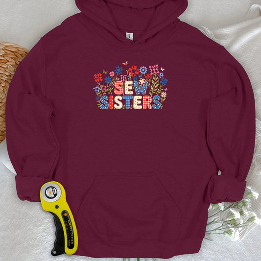 Appliqué Sew Sisters Hoodie