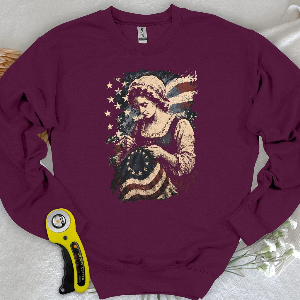 Betsy Ross Flag Sweatshirt
