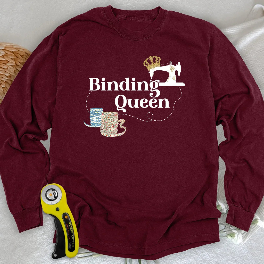 Binding Queen Long Sleeve T-shirt