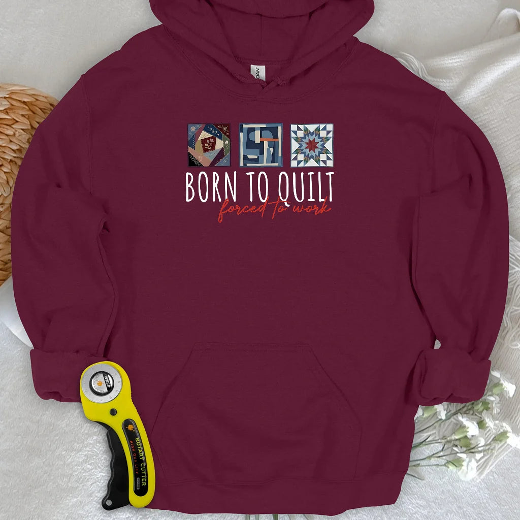 Sweat à capuche « Forced to Quilt »