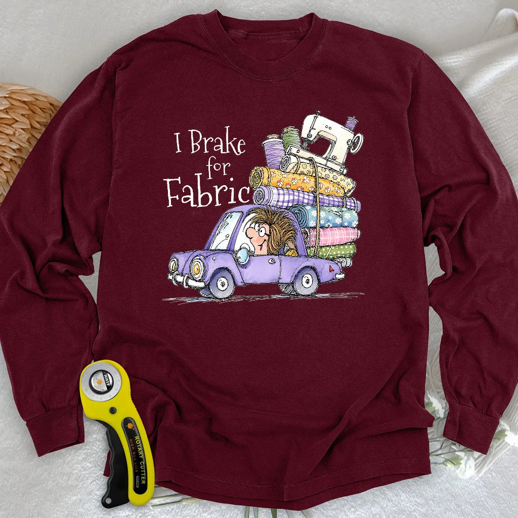 Brake for Fabric Long Sleeve T-shirt