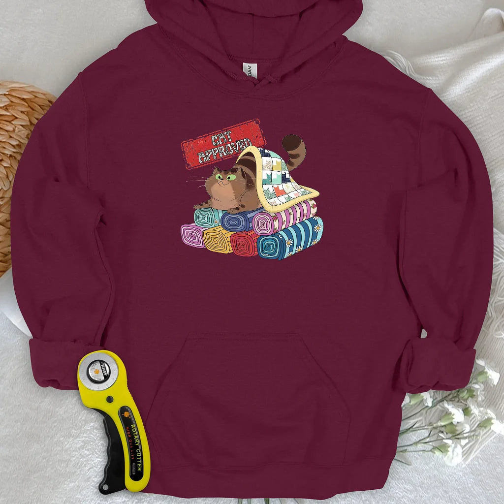Sweat à capuche approuvé par les chats