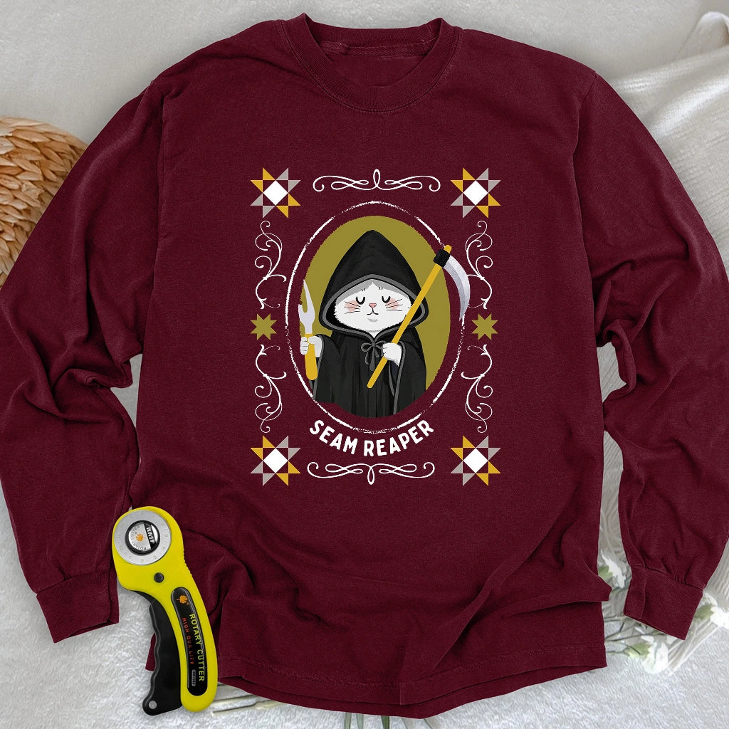 Cat Seam Reaper Long Sleeve T-shirt