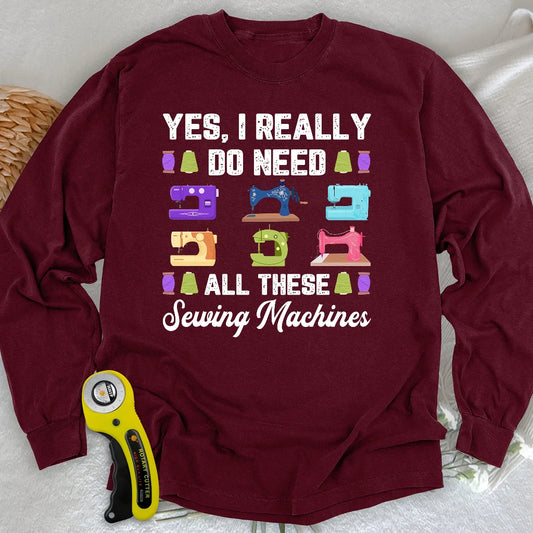 Collector of Stitches Langarm-T-Shirt