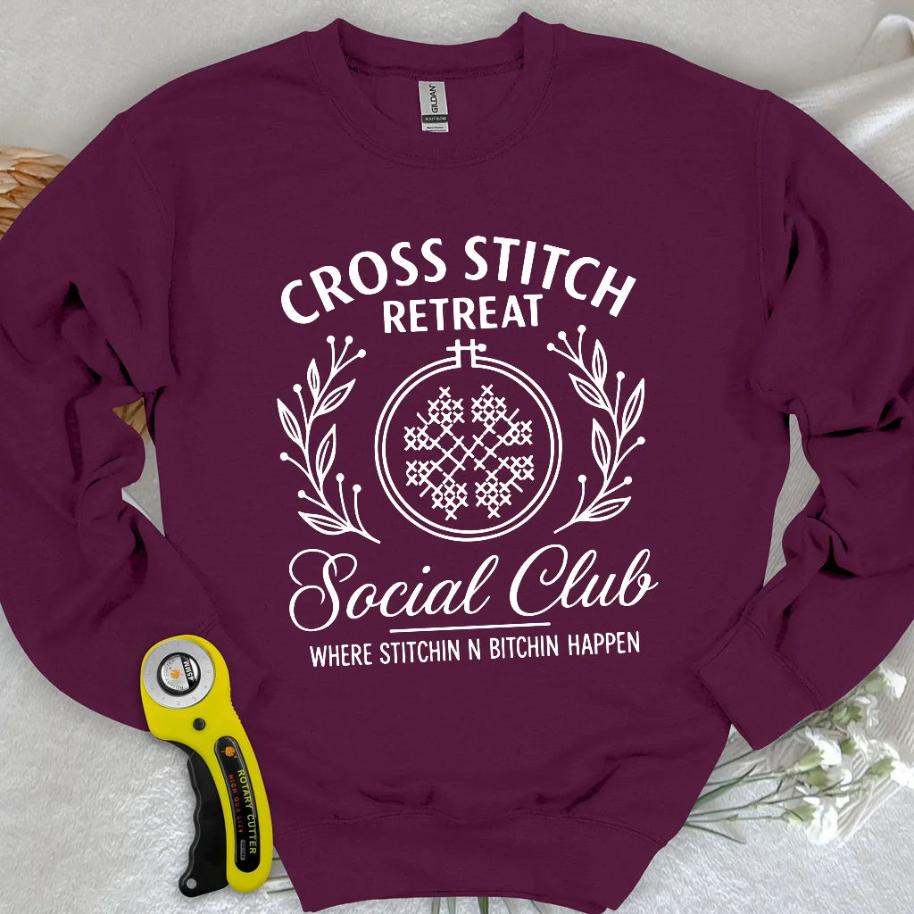 Cross Stitch Retreat Sweatshirt