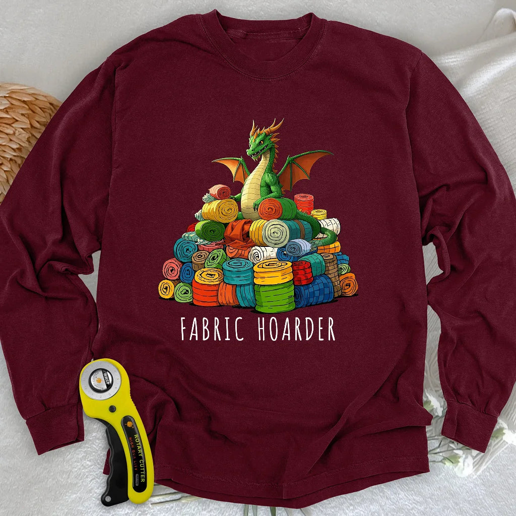 Langarm-T-Shirt "Dragon Fabric Hoarder"