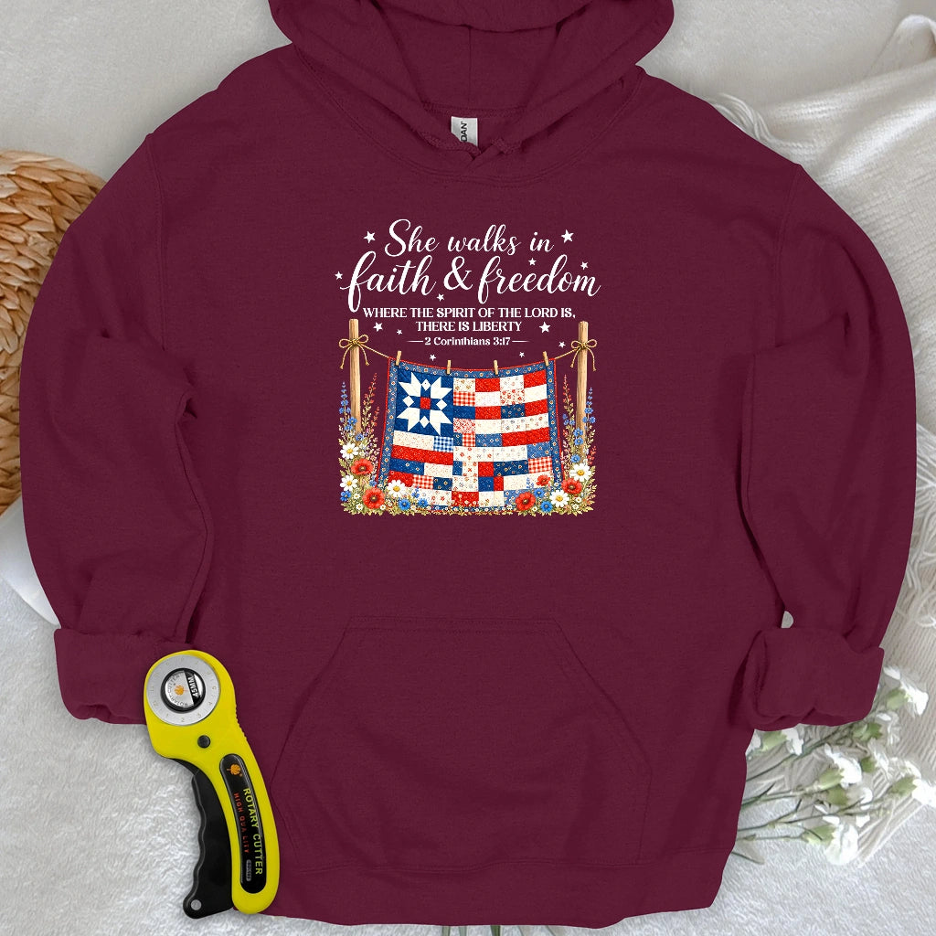 Faithfully Pieced Hoodie