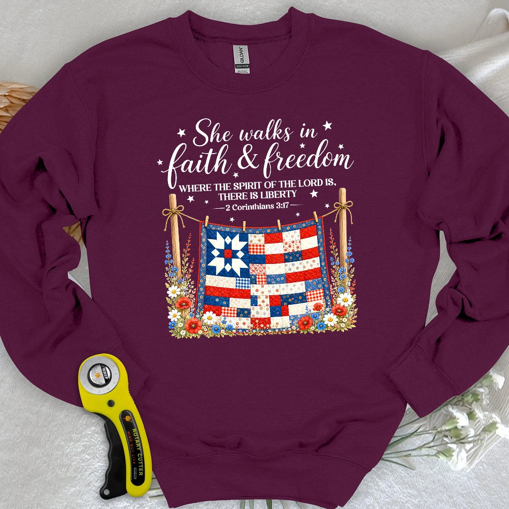 Faithfully Pieced Sweatshirt