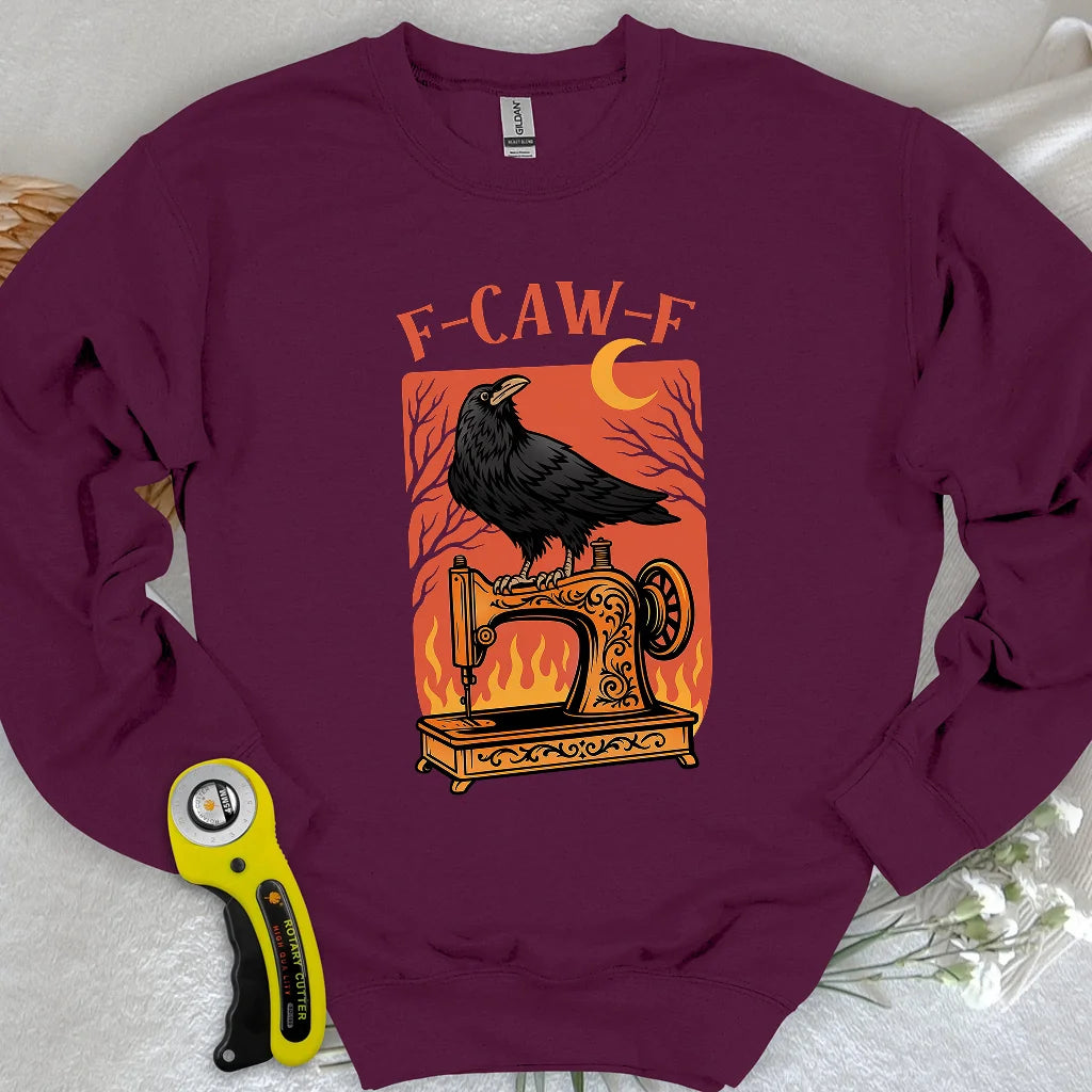 Feuriges Stich-Sweatshirt