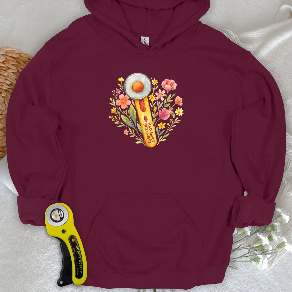 Sweat à capuche coupe fleur