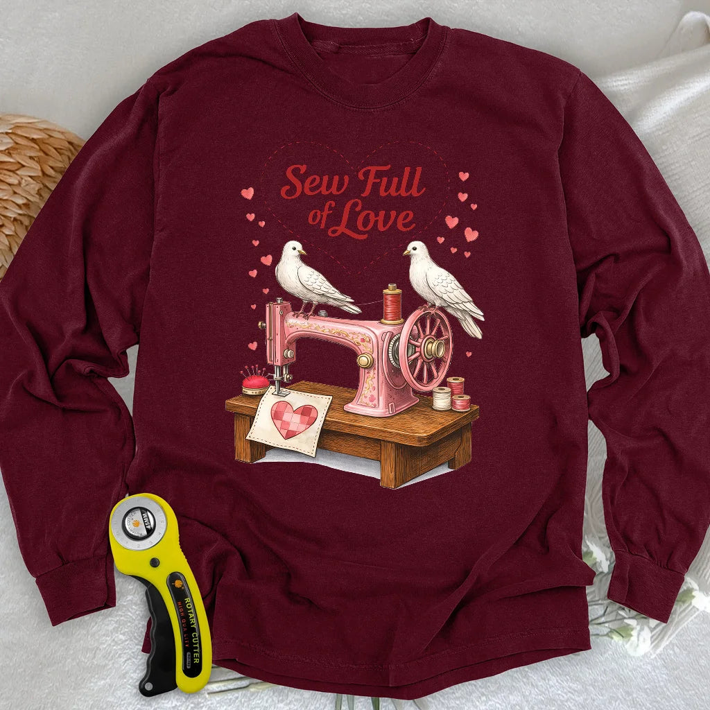 Full of Love Langarm-T-Shirt