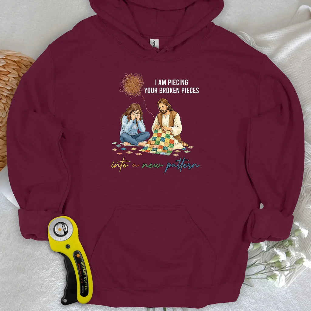 God Piecing Broken Pieces Hoodie