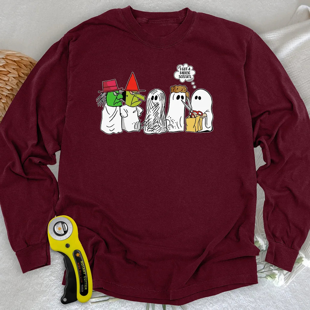 J'ai un T-shirt à manches longues Fabric Scissor