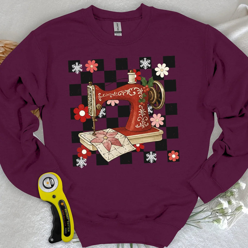 Sweat-shirt de brodeuse joyeuse
