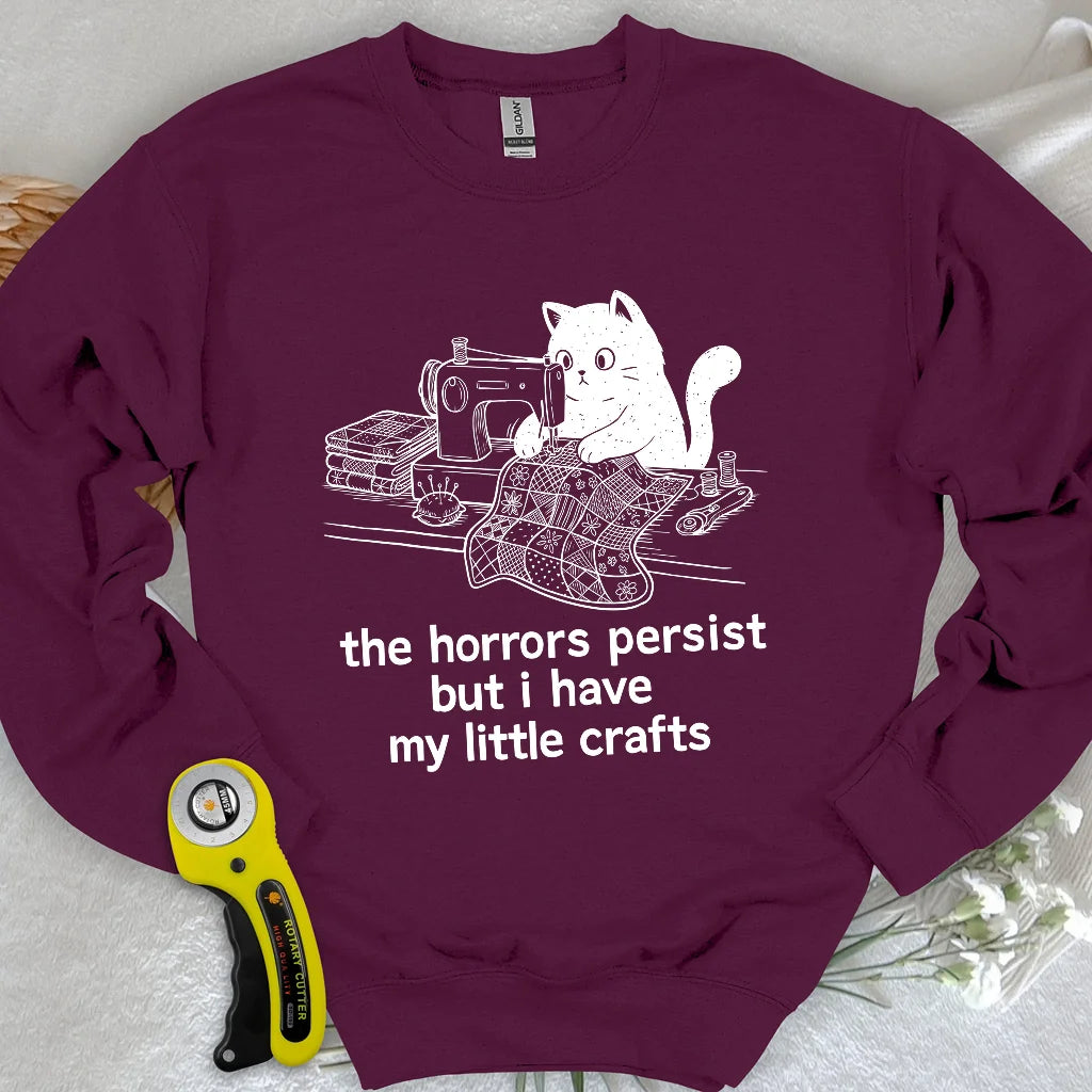 Sweat-shirt "Little Crafts vs. The World"