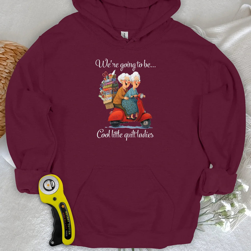Sweat à capuche Les Petites Dames Quilteuses